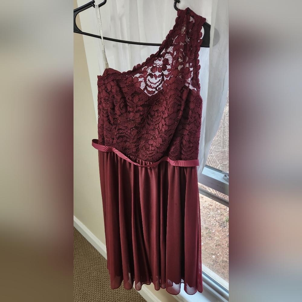 Bridesmaid dress wine 12